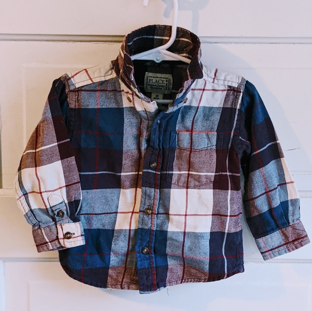 Boys Flannel Button Up